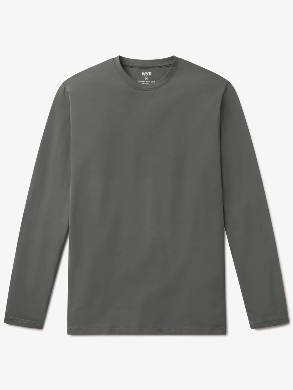 WYR Wear Men’s Long-Sleeve Signature Classic Tee in Shadow color